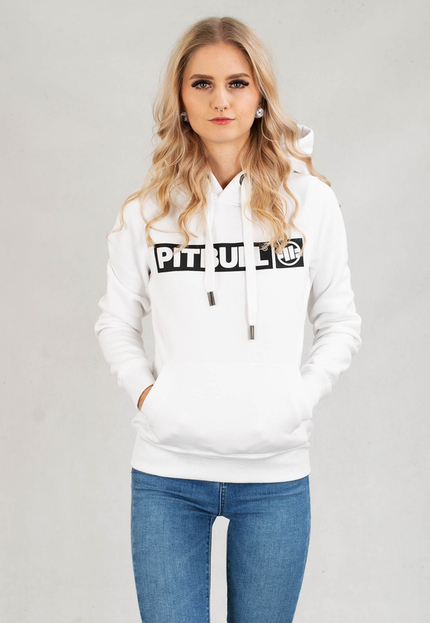 Bluza Pit Bull Hooded Hilltop biała MEMBRANA PL