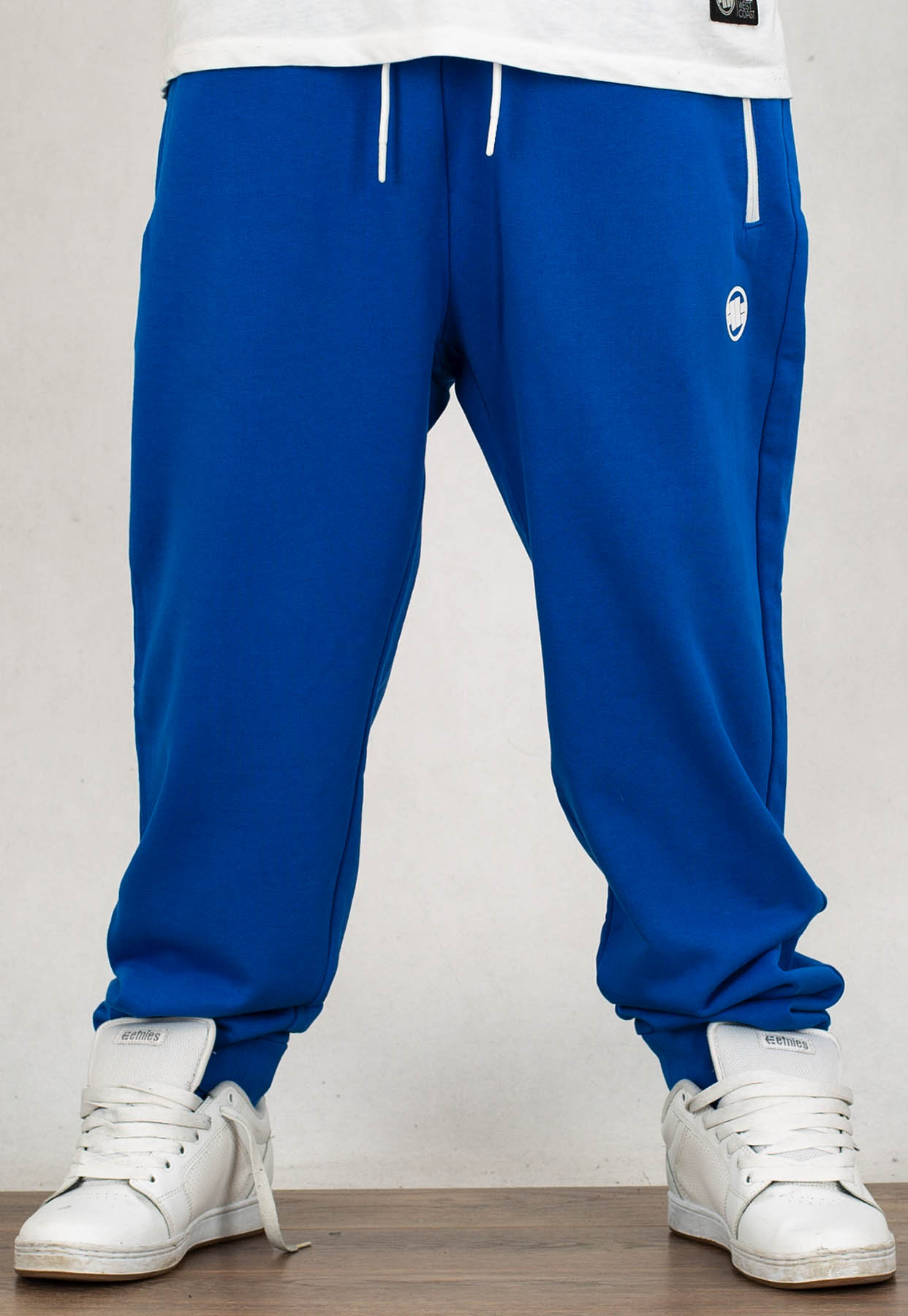 Dresy Pit Bull Trackpants Small Logo Terry Group Niebieskie Membrana Pl