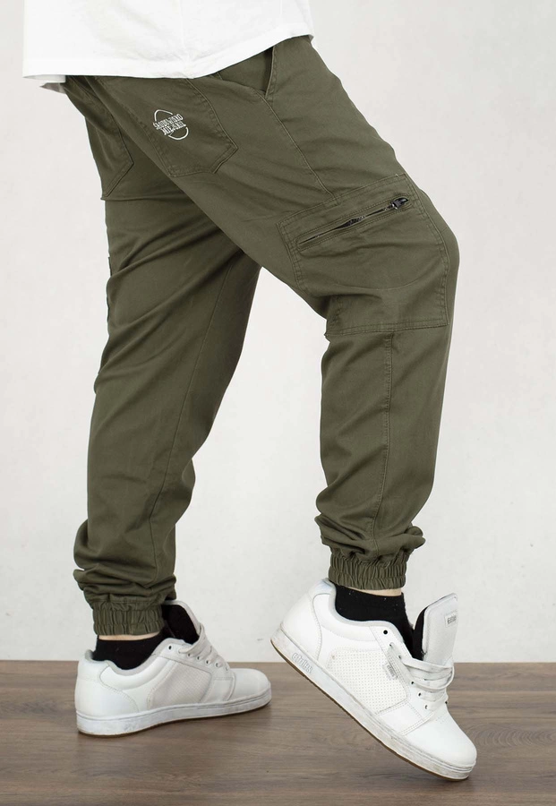 Spodnie Środowisko Miejskie Joggery Bojówki Classic Icon khaki