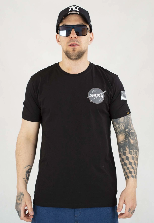 T-shirt Alpha Industries Space Shuttle 176507 czarny