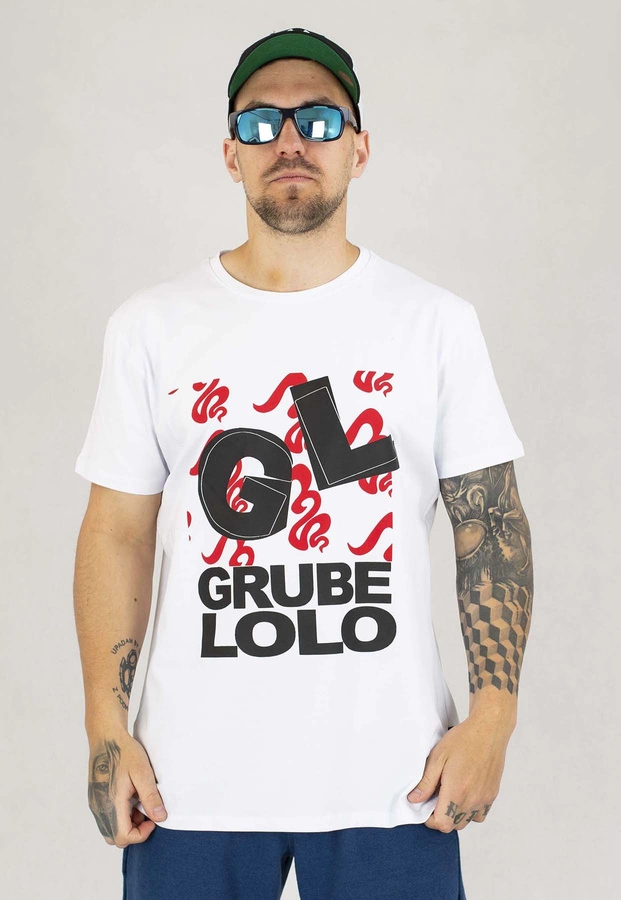 T-shirt Grube Lolo GL biały