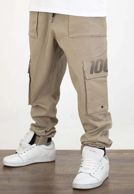 Spodnie Stoprocent Joggery Stoshade beżowe