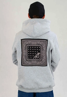 Bluza Diil Z Kapturem Paisley szara