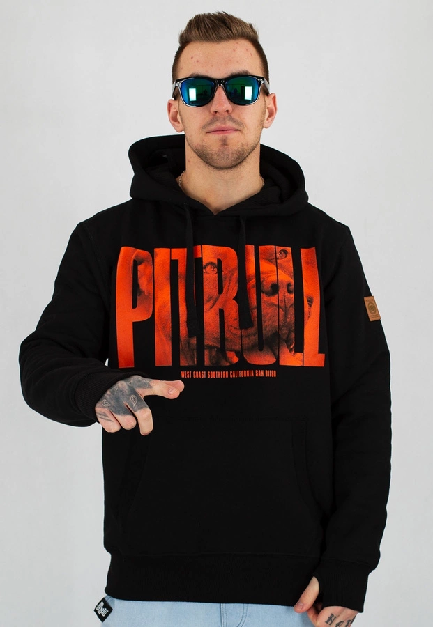Bluza Pit Bull Orange Dog czarna