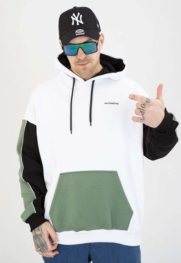 Bluza Patriotic Z Kapturem Solid Punch biała