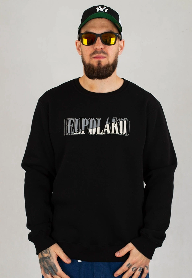 Bluza El Polako Crewneck Double Layer czarna