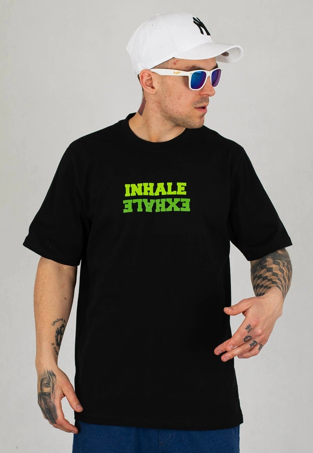 T-shirt Dudek P56 Inhale czarny