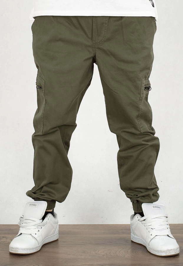 Spodnie Środowisko Miejskie Joggery Bojówki Classic Icon khaki