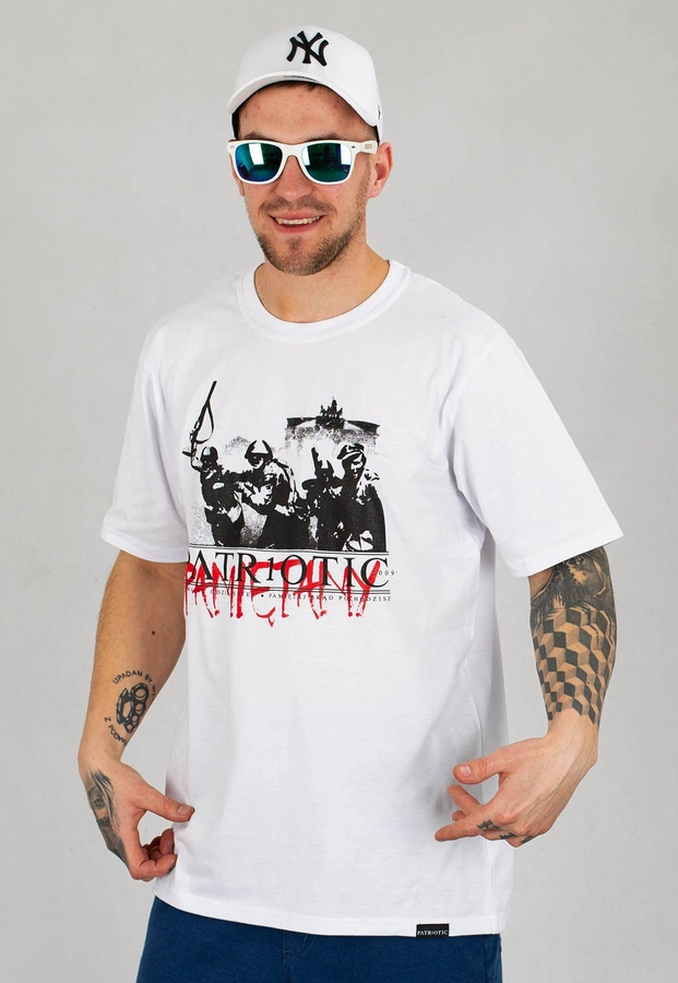 T-shirt Patriotic Pamiętamy biały