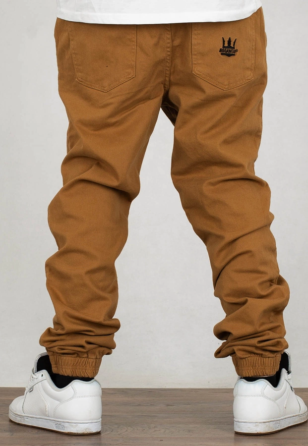 Spodnie Jigga Wear Jogger Crown miodowo czarne