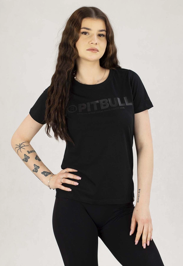 T-Shirt Pit Bull Slim Fit Pitbull R czarny