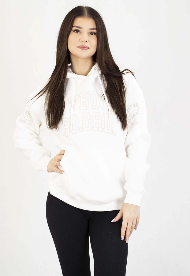 Bluza Pit Bull Z Kapturem Fiora off white