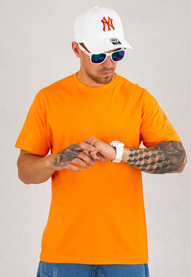 T-shirt Niemaloga Slim 150 Smooth pomarńczowy