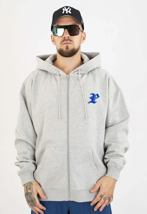 Bluza Prosto Z kapturem ZIP Ghotic P szara