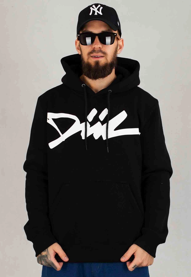 Bluza Diil Z Kapturem Disco czarna