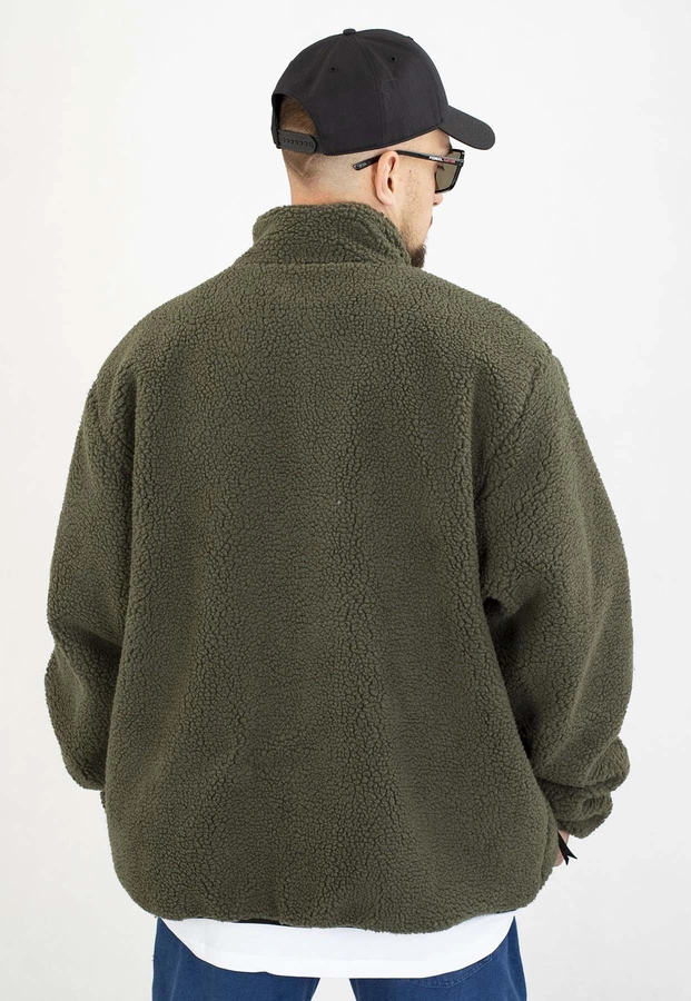 Kurtka Prosto Dwustronna Reverse Sherpa oliwkowa