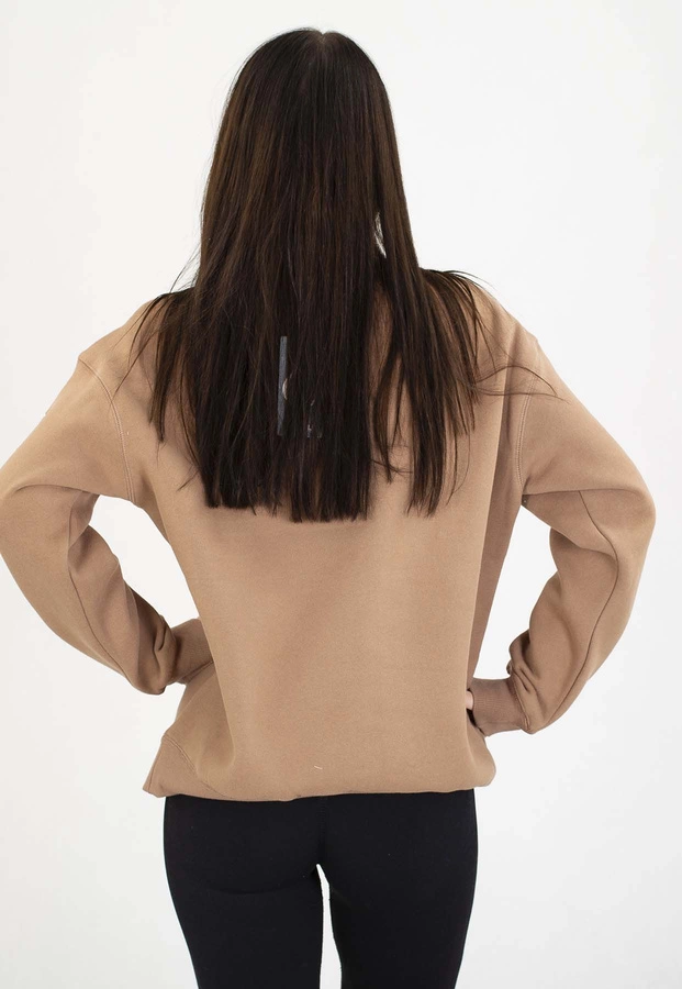 Bluza Pit Bull Bez Kaptura Oversize Fiora chocolate mousse