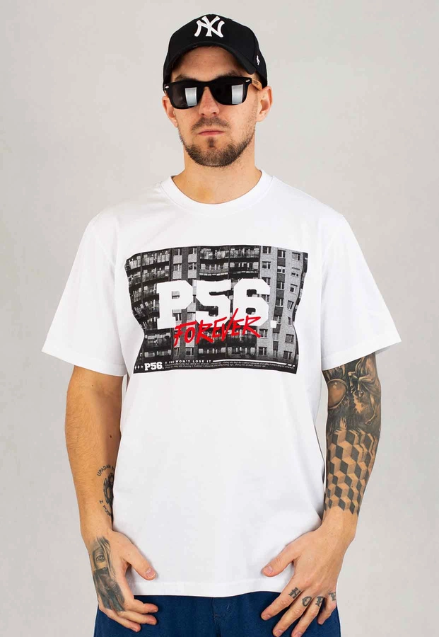 T-shirt Dudek P56 Forever biały