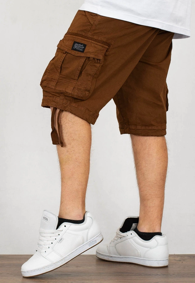 Spodenki Pit Bull Cargo Short Carver brązowe