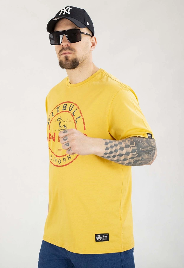 T-shirt Pit Bull San Diego INS. 170 pale yellow
