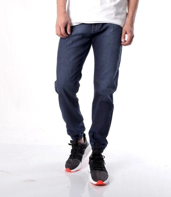 Mass-Base Jogger Jeans Spodnie Dark Blue