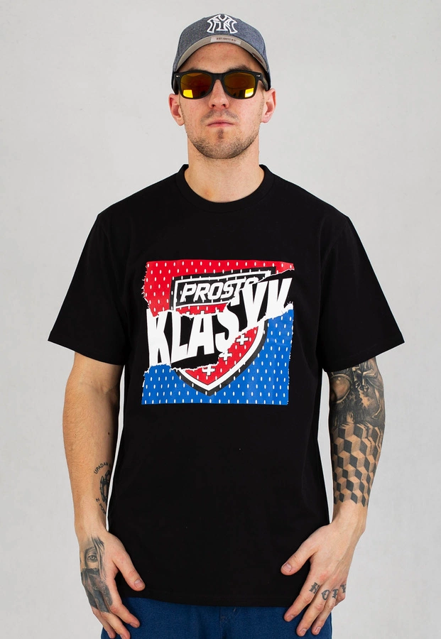 T-shirt Prosto Zdrap czarny