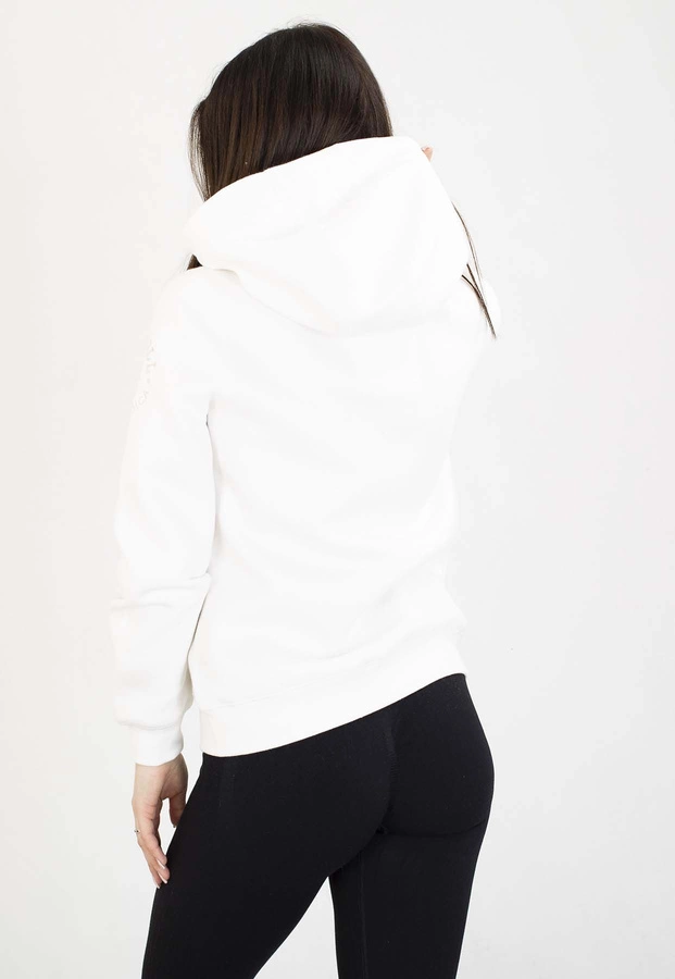 Bluza Pit Bull Z Kapturem Zip Fiora off white