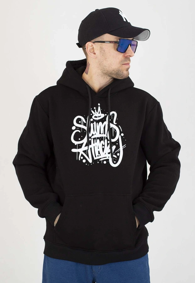 Bluza RPS Rychu Peja Solufka Z Kapturem Korona czarna