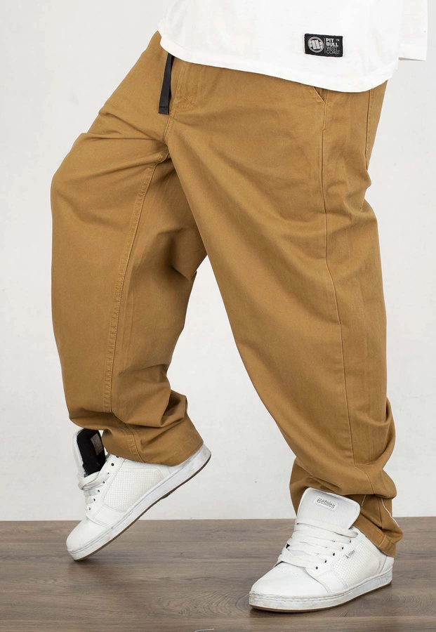 Spodnie Mass Pants Baggy Fit Clamber brązowe