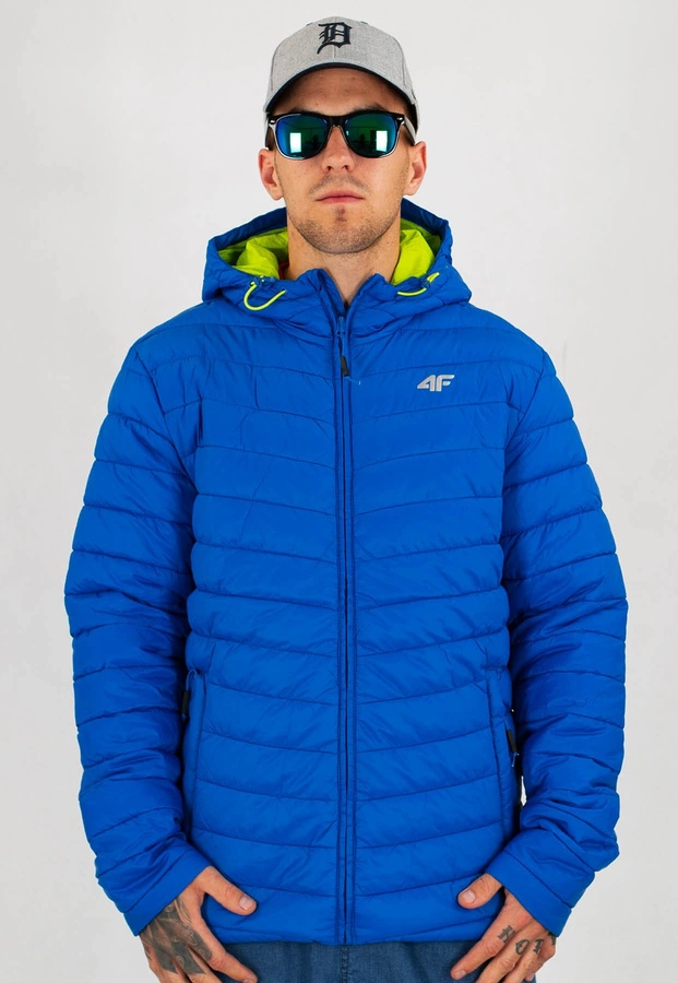 Kurtka 4F KUMP002 niebieska