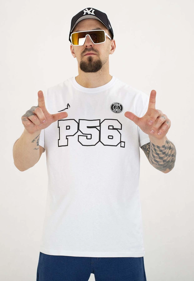 T-shirt Dudek P56 Palę Sobie Grass biały