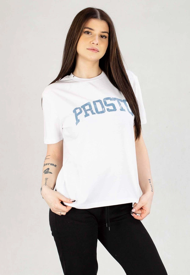 T-shirt Prosto Rule biały