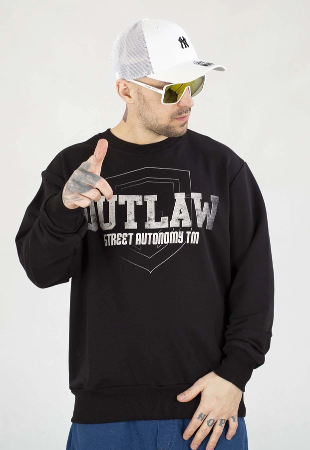 Bluza Street Autonomy Bez Kaptura Outlaw czarna