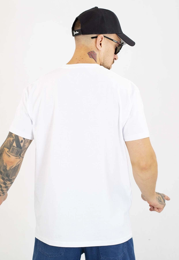 T-shirt Jigga Wear Color Spray biały i czarny