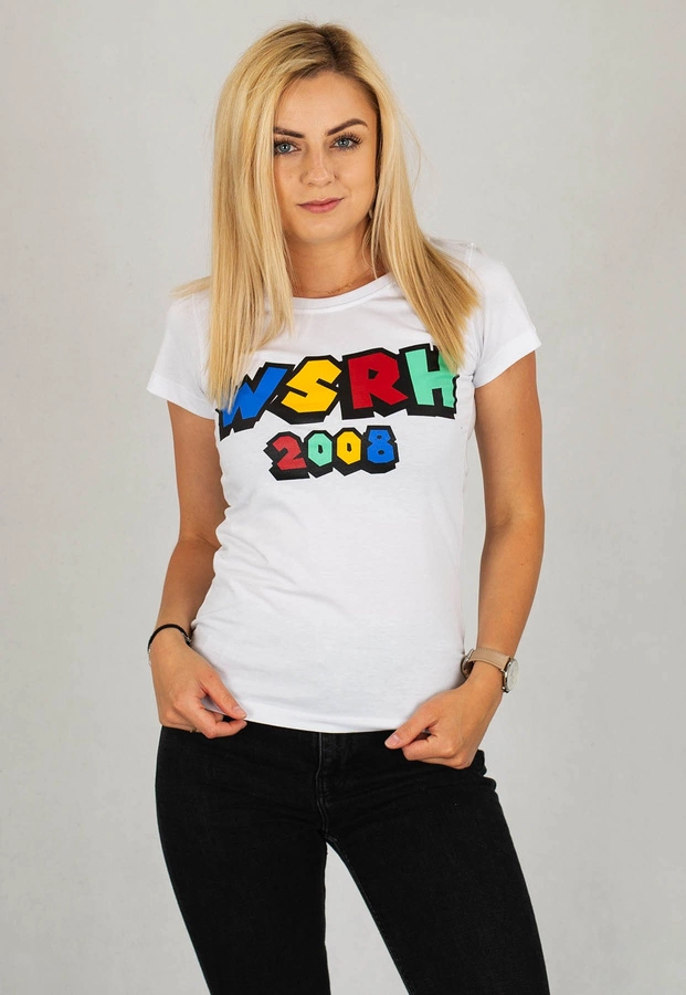 T-shirt WSRH Bros biały