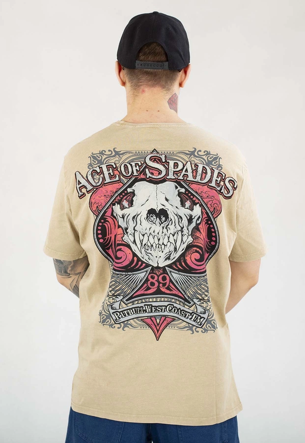 T-shirt Pit Bull Ace Of Spades II 190 sand