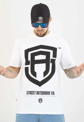 T-shirt Street Autonomy Classic biało czarny