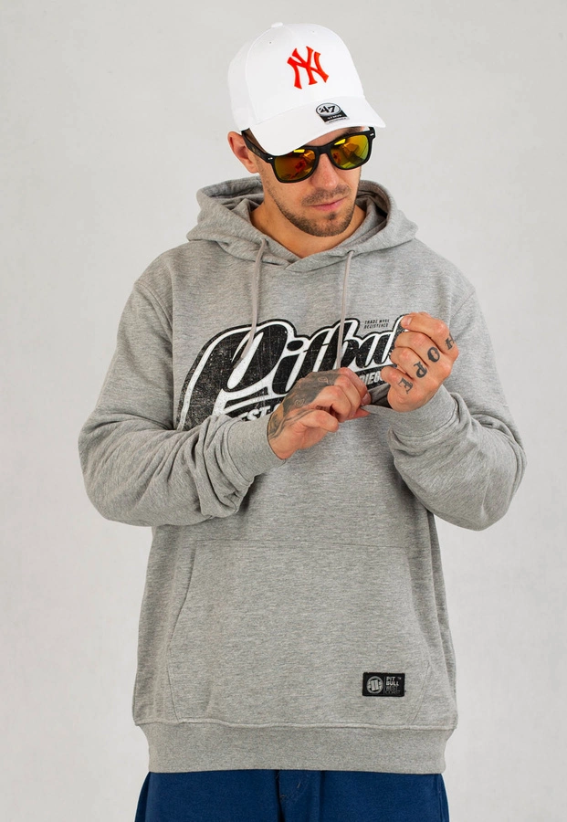Bluza Pit Bull Red Brand szara