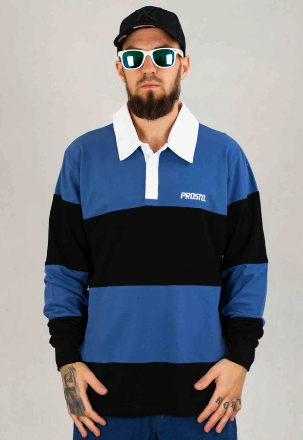 Longsleeve Polo Prosto Mathew czarny