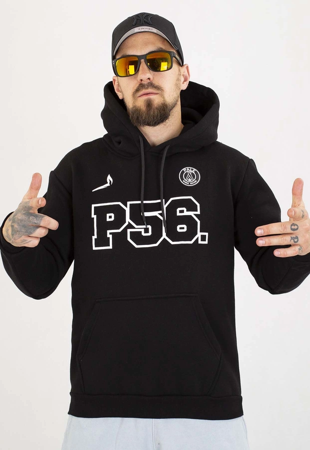 Bluza Dudek P56 Z Kapturem Palę Sobie Grass czarna