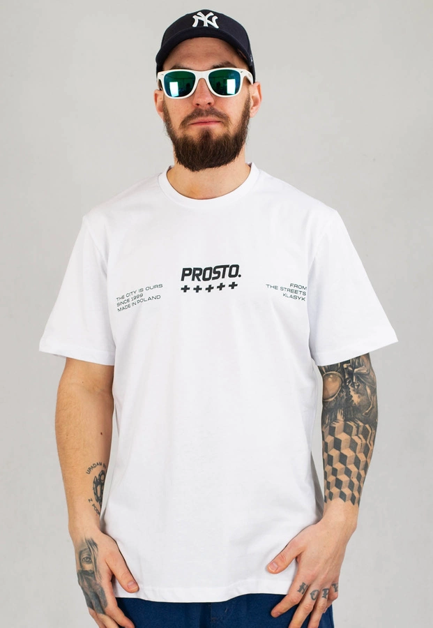 T-shirt Prosto T.C.I.O biały