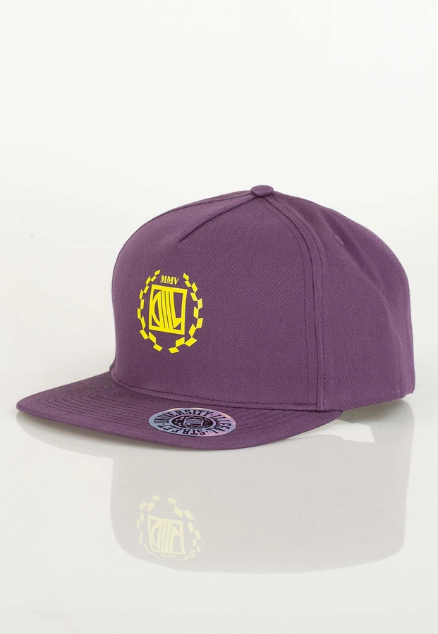 Czapka Snapback Diil Small Laur fioletowo żółta
