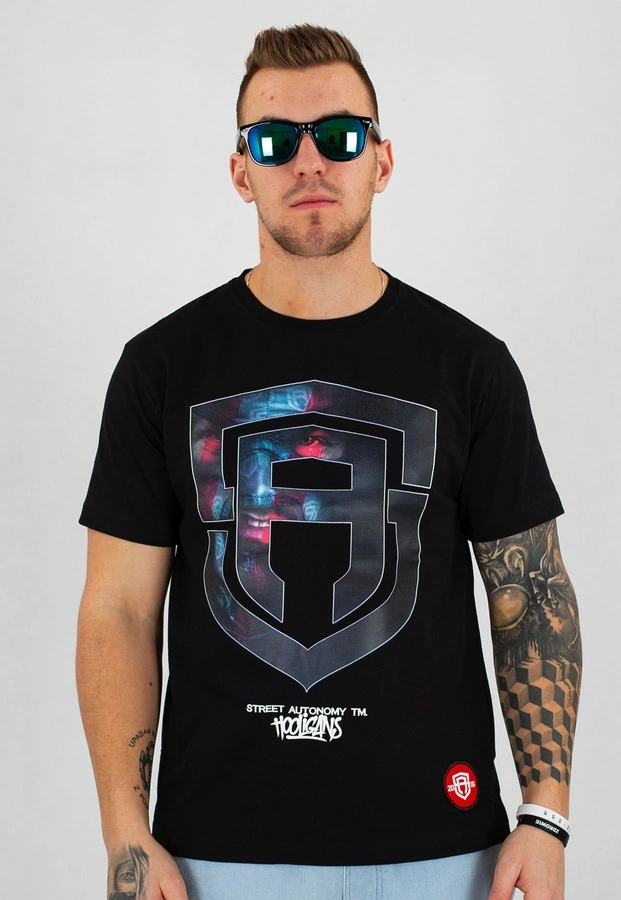 T-shirt Street Autonomy Madface czarny
