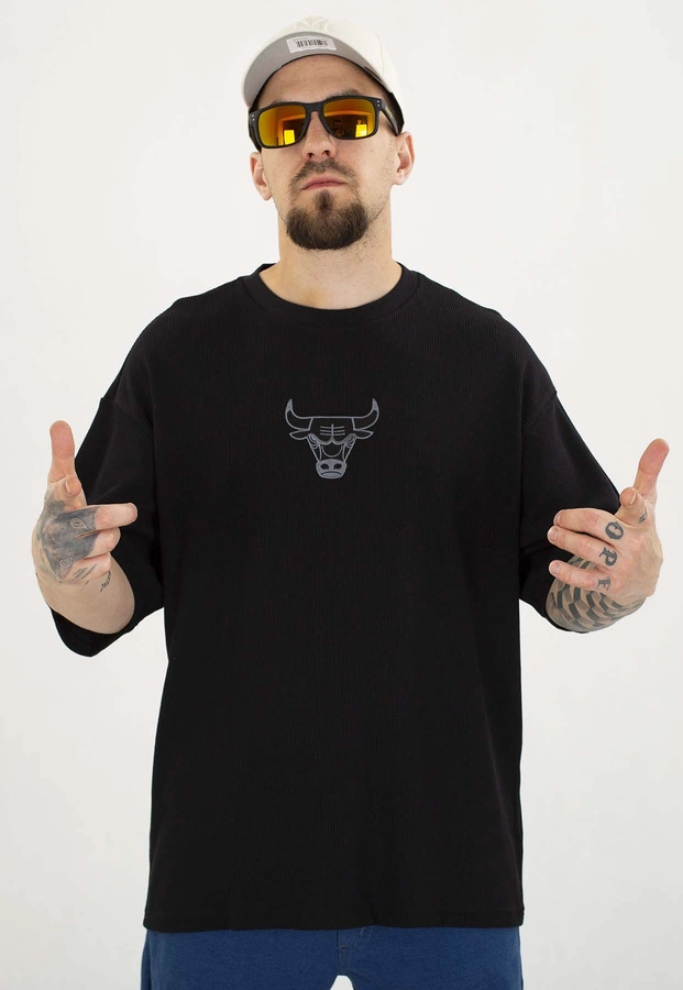 T-shirt New Era NBA Waffle Of Bulls 60667872 czarny