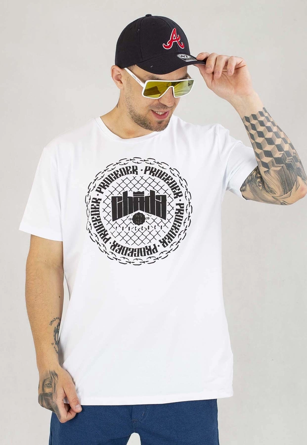 T-shirt Chada Circle biały