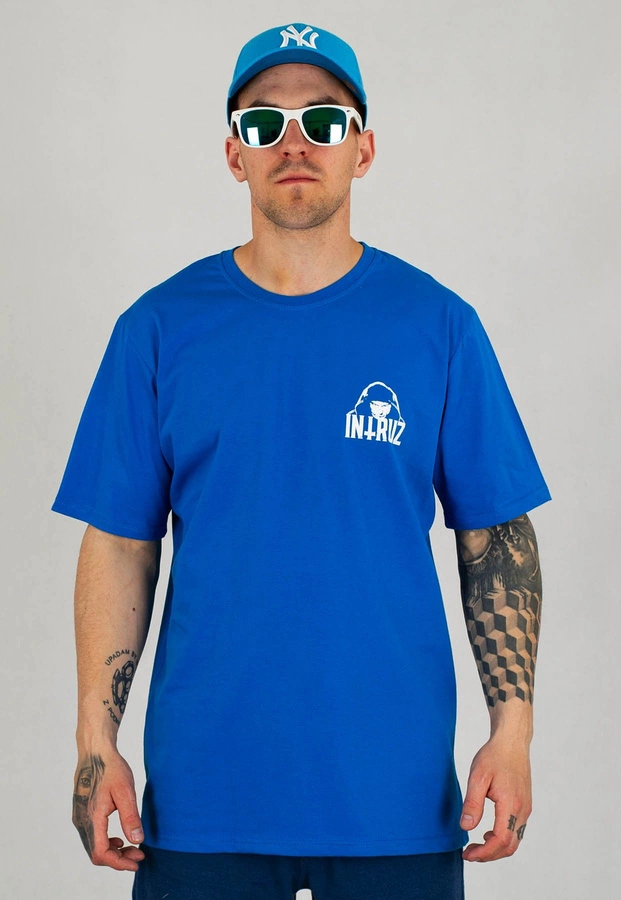T-shirt Intruz Lokalny Chłopaczek niebieski