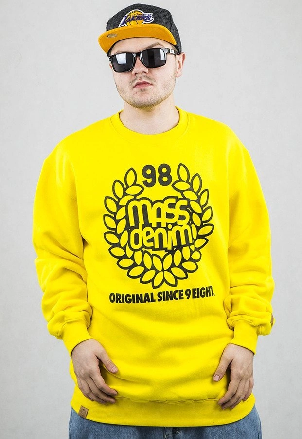 Bluza Mass Base Crewneck żółta