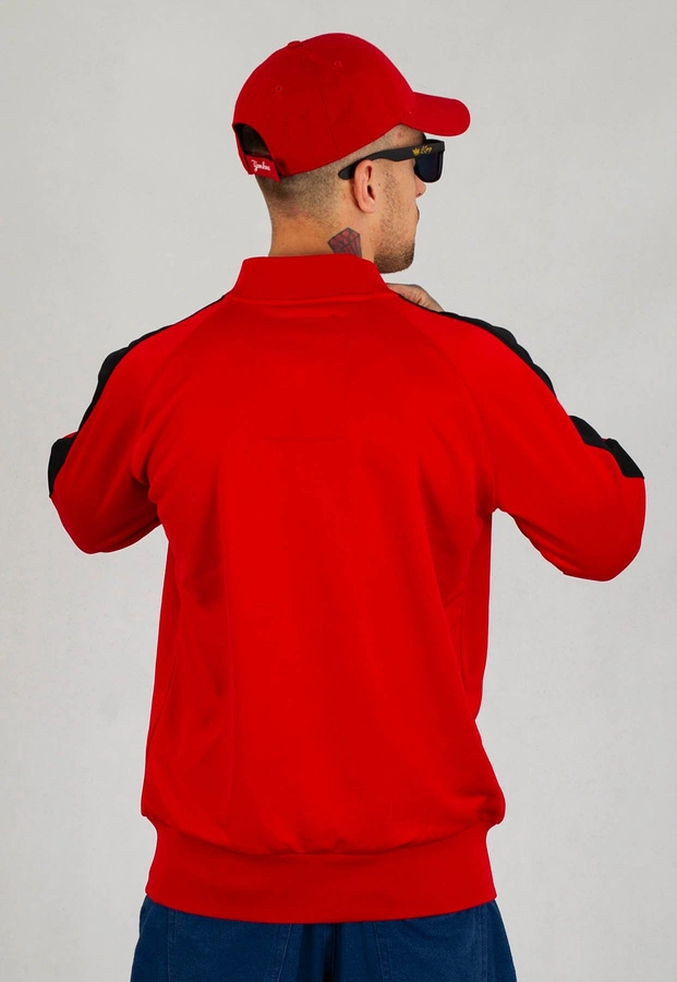 Bluza Pit Bull Oldschool ZIP Raglan czerwona