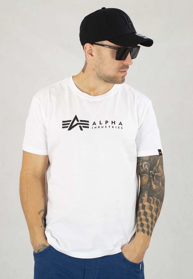 T-shirt Alpha Industries Alpha Label T 2pack 118534 czarny biały