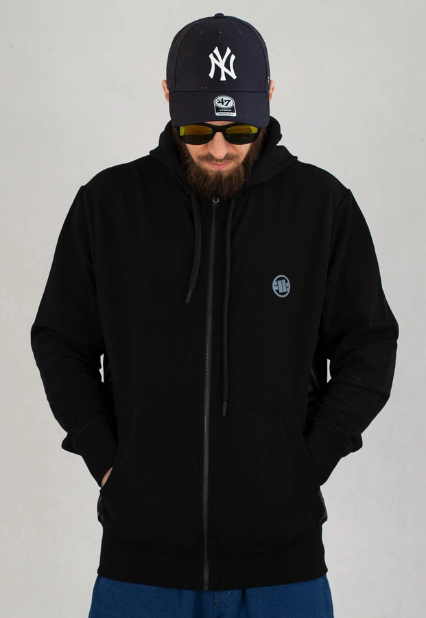 Bluza Pit Bull Hooded Zip French Terry Lotus czarna